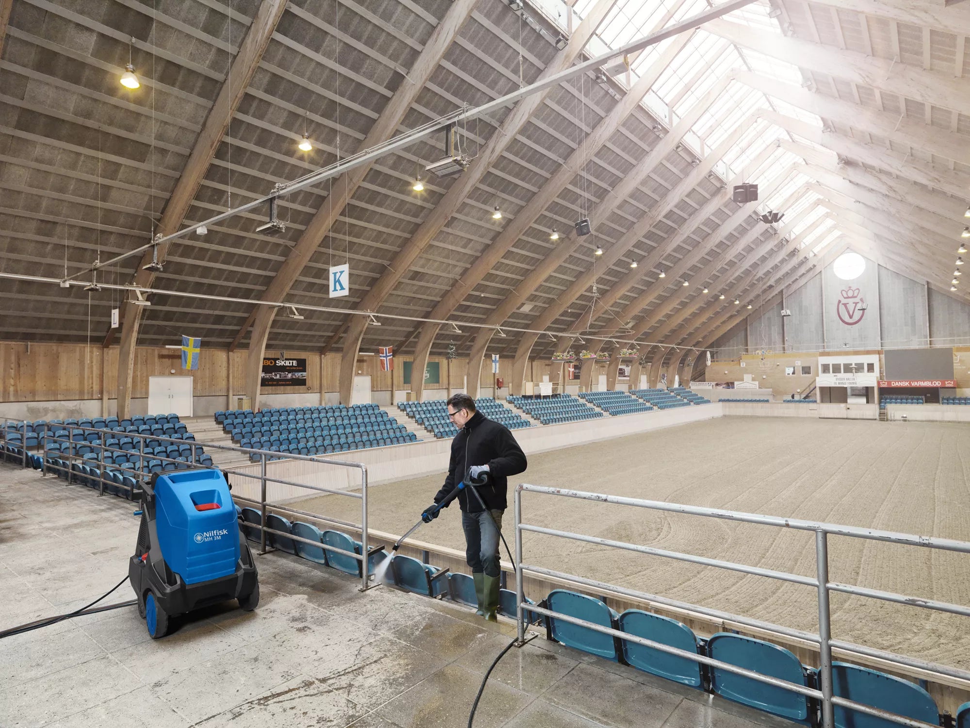 Nilfisk Hot Water Pressure Washer MH 3M 100/600 PA Industrial - 107146897