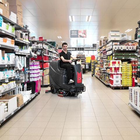 Viper AS710R 28" Disc Ride On Battery Scrubber Dryer