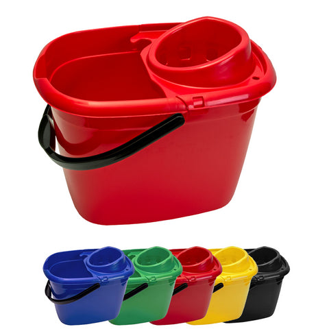 Image 3: Colour Options for 14L Mop Bucket and Wringer - Choose Your Preferred Style