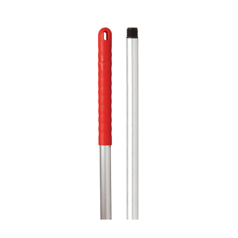 Abbey Hygiene Broom Screw Handle Alloy 125cm Red - Robert Scott