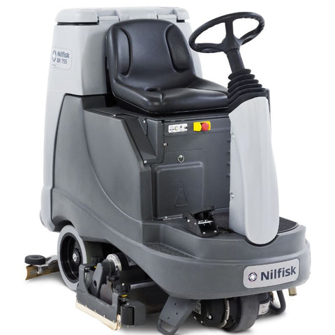 Nilfisk BR755 Ride On Battery Scrubber Dryer