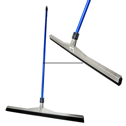 Floor Squeegee Complete 75CM Inc Stainless Steel Handle Blue