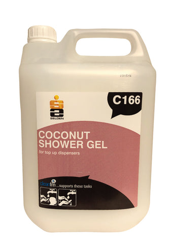 Coconut Shower Gel & Shampoo C166 5 Litre Selden