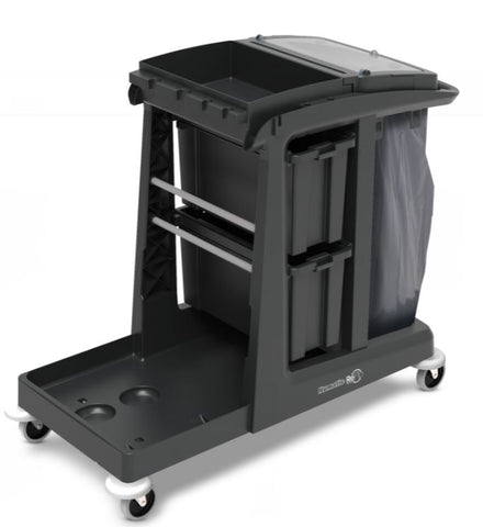 EM5 ECO-Matic Janitorial Cleaning Trolley 97% Recycled Plastic - Numatic