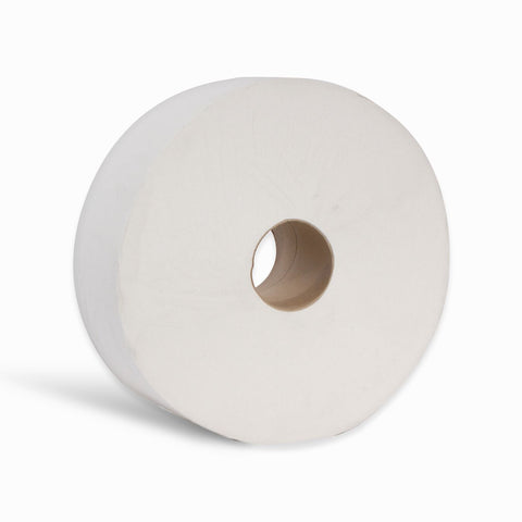 Maxi Jumbo Toilet Tissue Paper 60mm Core 400M x 90mm 2ply 6 Rolls - JWH400