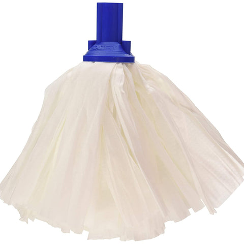 Exel Big White Socket Mop Heads 120g Blue (10 Pack)  Robert Scott
