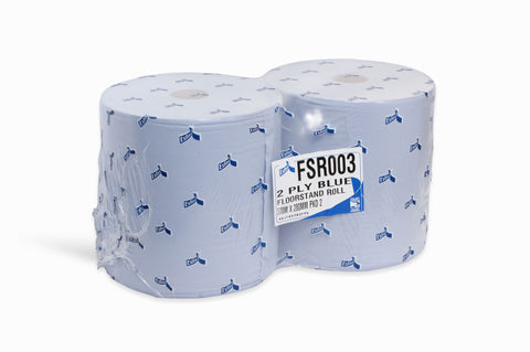 Maxi / Monster Car Bodyshop Paper Wiping Roll Blue 2 ply 370M - FSR003N