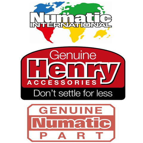 Genuine Numatic Accessory Badge for 305mm NVQ NQS Hose Carrier (604177)