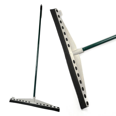 Floor Squeegee Complete 55CM Inc Stainless Steel Handle Green