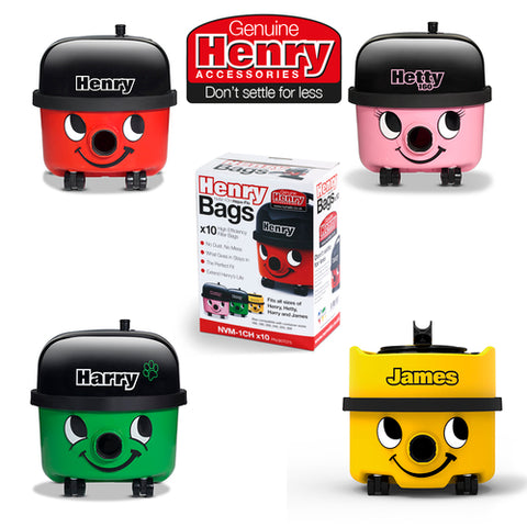 Genuine Henry Hetty Vacuum Bags (80 Packs) DEAL