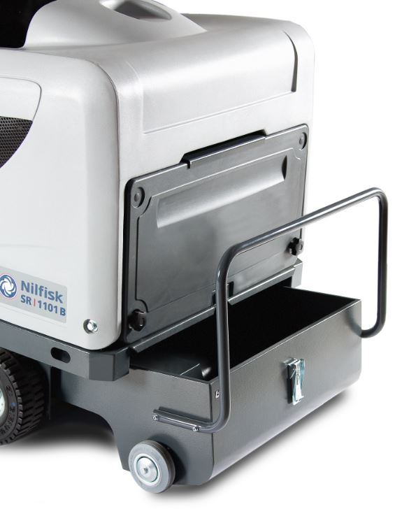 SR1101P Petrol Ride on Road Sweeper - Nilfisk