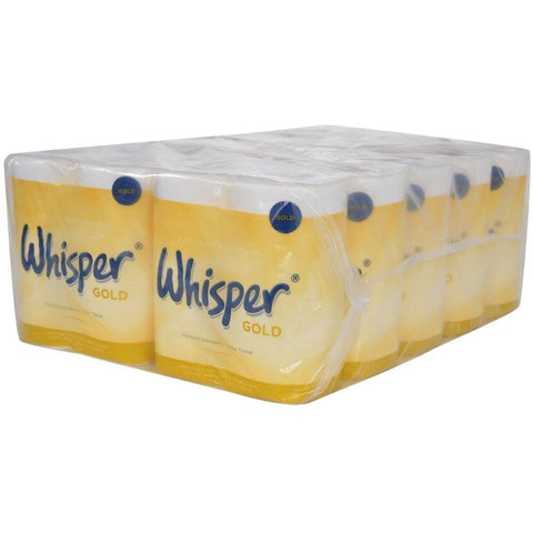 Luxury Whisper Quilted Elite Toilet Tissue Paper 3 ply 40 Rolls