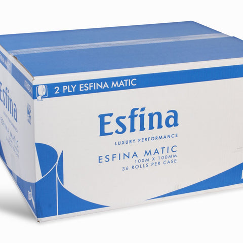 E-matic Toilet Tissue Paper,100M, 2 ply 36 Rolls -ITR034