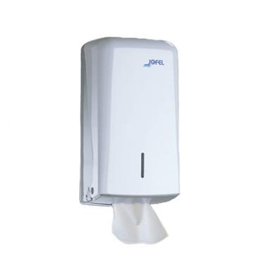 Flat Pack / Bulk Pack Toilet Tissue Dispenser White Azur - Jofel