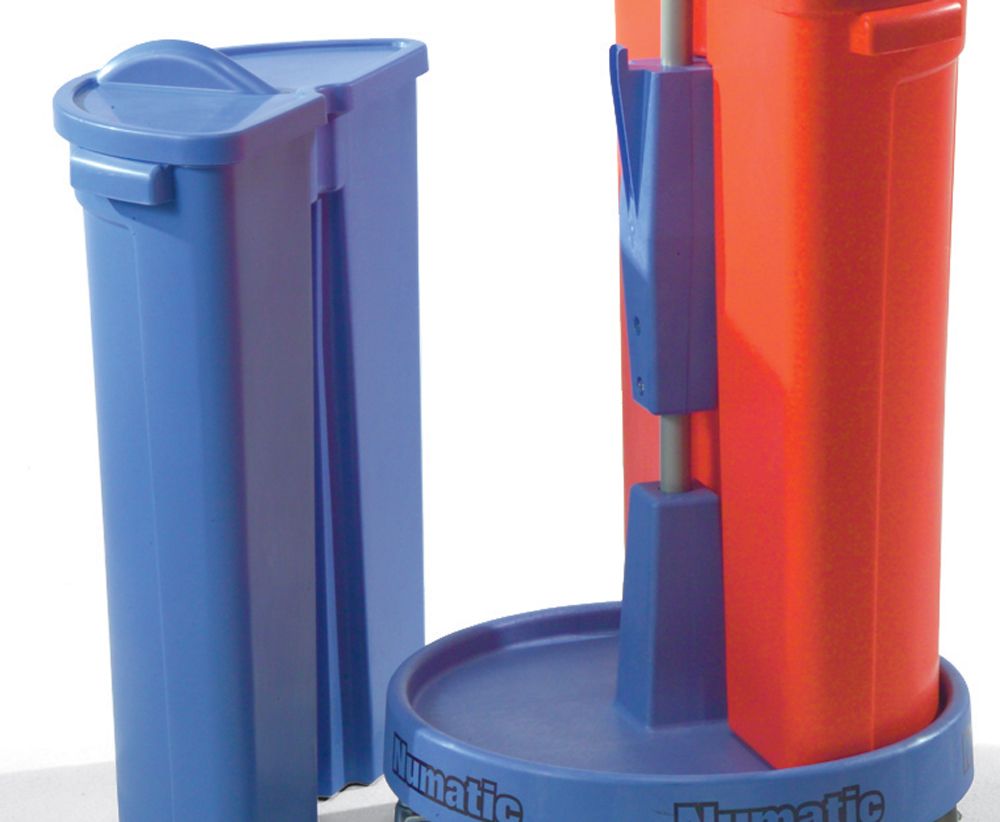 NC2R Compact Carousel Dual Waste Bin Trolley - Xtra System Numatic