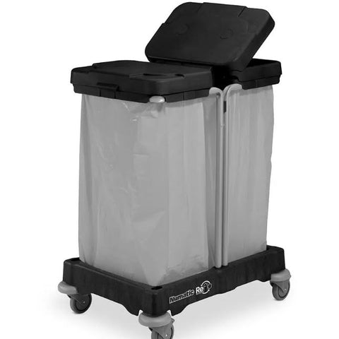 NSX240R 240L Recycling Waste Bin On Wheels - Numatic