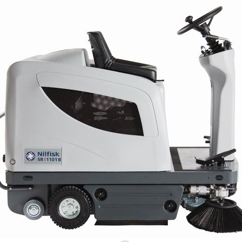 SR1101B Ride on Battery Road Sweeper - Nilfisk