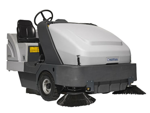 SR1601 B Ride on Battery Road Sweeper - Nilfisk