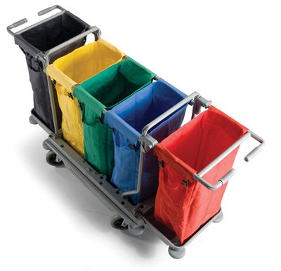 Housekeeping  Laundry Trolley NuBag NB3003 Three Bag - Numatic