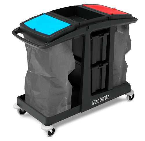 EM6 Eco Matic Janitorial Trolley - Numatic