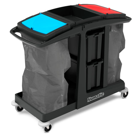 EM6 Eco Matic Janitorial Trolley - Numatic