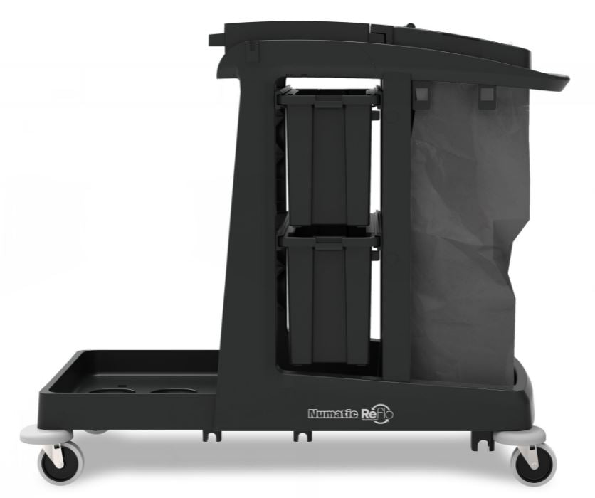 EM5 ECO-Matic Janitorial Cleaning Trolley 97% Recycled Plastic - Numatic