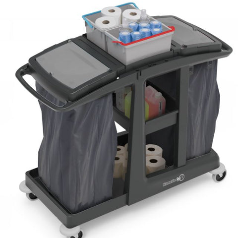 EM4 ECO-Matic Janitorial Cleaning Trolley 97% Recycled Plastic - Numatic