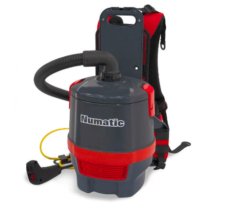 Front view of the Numatic RSV150 Backpack Vacuum Cleaner