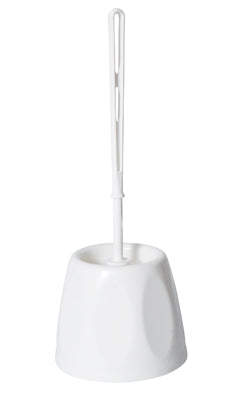 White Open Top Toilet Brush & Holder 102962 Robert Scott