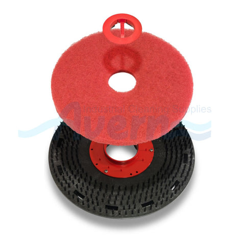 Image of 300mm Padloc Octo Pad Drive Board (606406) for Numatic TTV678/300T Ride-On Scrubber Drier - Illustrating the Innovative Layered Design