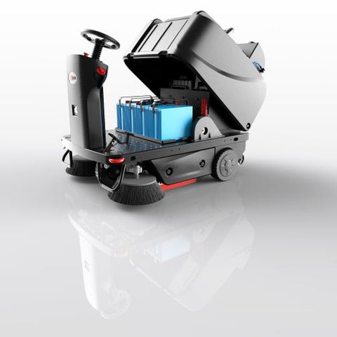 Viper ROS1300 Ride On Sweeper Inc Batterys & Charger