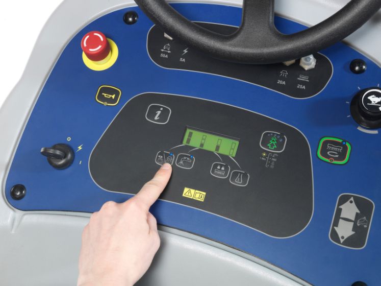 SC1500 51D Stand On Battery Scrubber Dryer Nilfisk