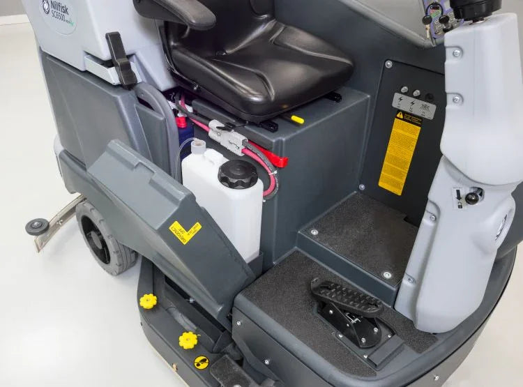 Nilfisk SC6500 1300D Ride on Battery Scrubber Dryer