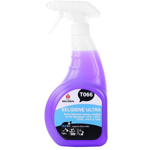 Selgiene Ultra Virucidal Trigger Spray Cleaner T066 750ml Selden