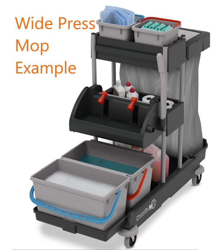 SM1415 SERVO-Matic Janitorial Mopping Trolley - Numatic