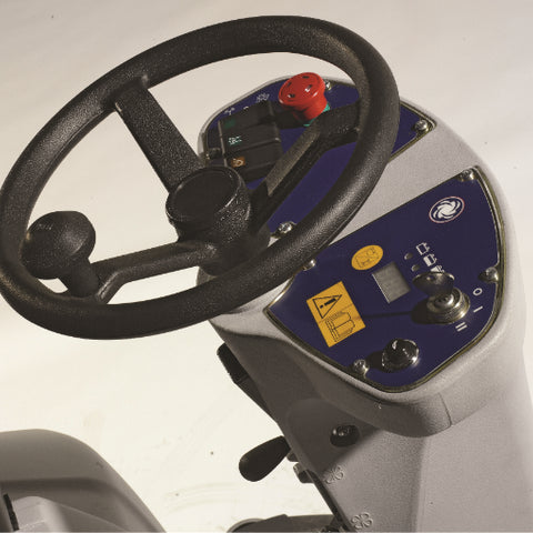 SR1000SB Ride on Battery Road Sweeper - Nilfisk