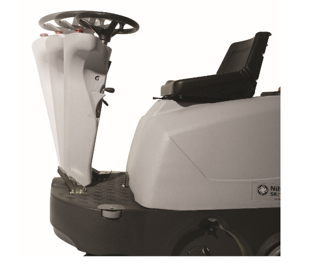 SR1000SB Ride on Battery Road Sweeper - Nilfisk