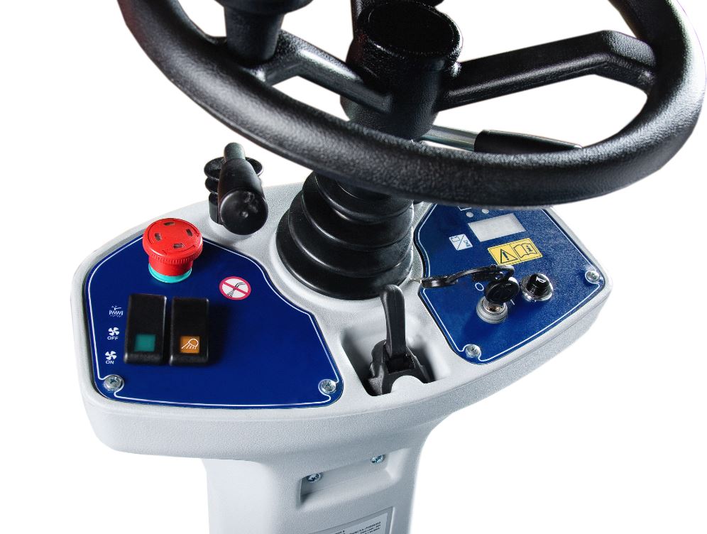 SR1101B Ride on Battery Road Sweeper - Nilfisk