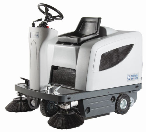 SR1101P Petrol Ride on Road Sweeper - Nilfisk