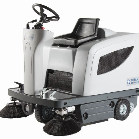 SR1101P Petrol Ride on Road Sweeper - Nilfisk