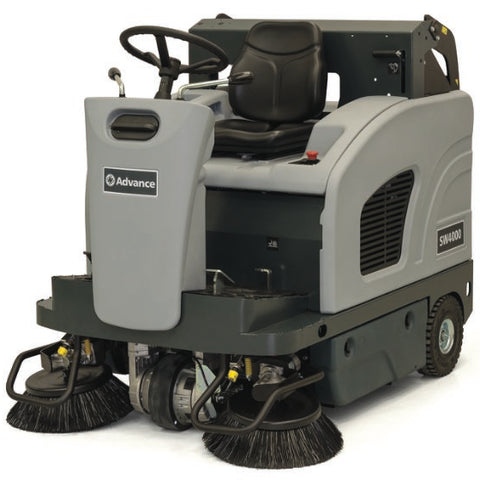 SW4000 P Ride on Petrol Road Sweeper - Nilfisk