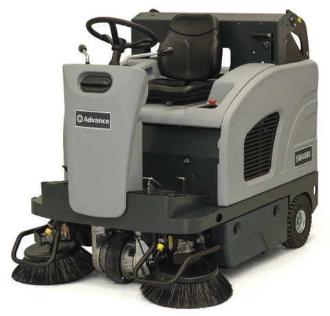 SW4000 B Ride on Battery Road Sweeper - Nilfisk