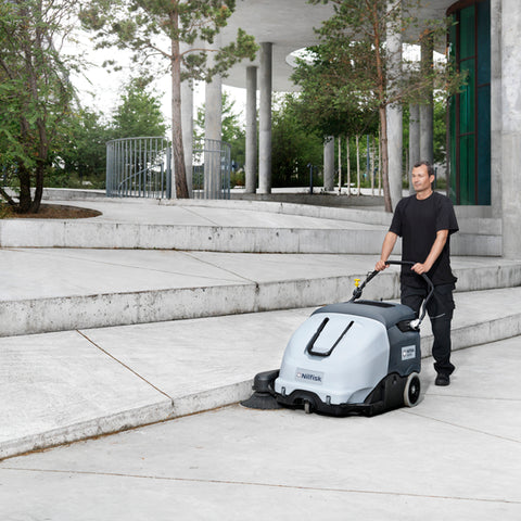 SW900 B G180 Walk Behind Battery Powered Floor Road Sweeper - Nilfisk