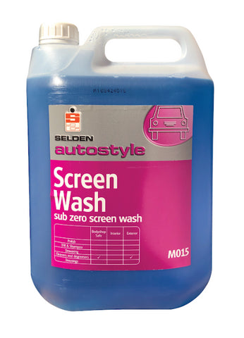 Screen Wash Sub Zero Windscreen Cleaner M015 5 litre - Selden