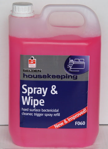 Spray & Wipe Refill Multi-purpose Disinfectant F060 5 Litre Selden
