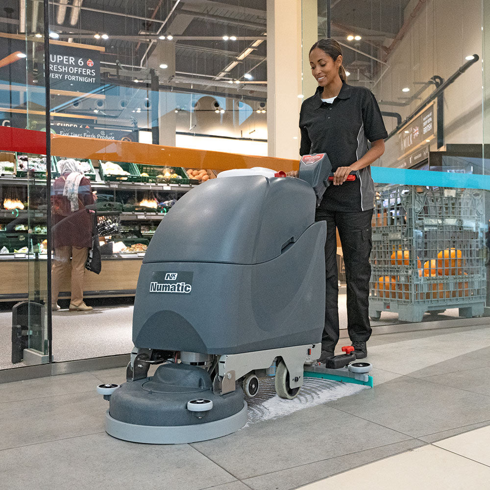 Numatic Battery Scrubber Dryers - Efficient and Quiet Floor Cleaning