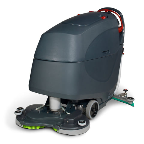 Front view of the TGB8572 Twintec Scrubber Dryer Battery Powered