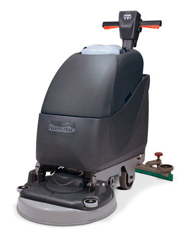 Front view of the TGB4055 Twintec Scrubber Dryer Battery Powered