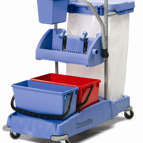 VCN1404 Wide Press Mini Mopping Trolley - VersaClean Numatic