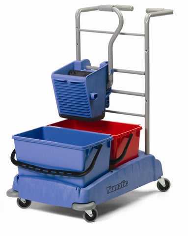 VersaMop VMV2222 Vertical Press Mopping Trolley - VersaClean Numatic